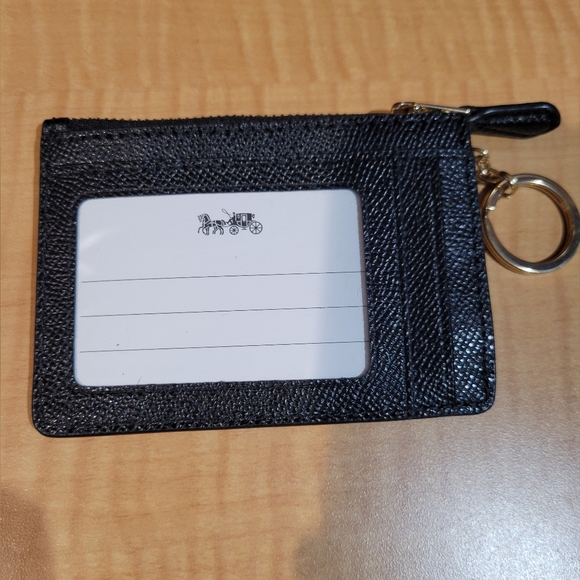 Coach Logo Crossgrain Mini Skinny ID Case - Picture 2 of 3